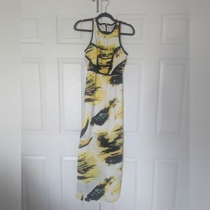 Bar III, Printed Maxi Dress, Size XS